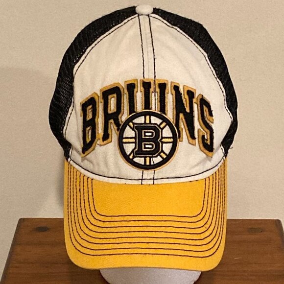 Boston Bruins Old School Reebok Superflex Faceoff Edition Baseball Cap Size S/M - Picture 13 of 13